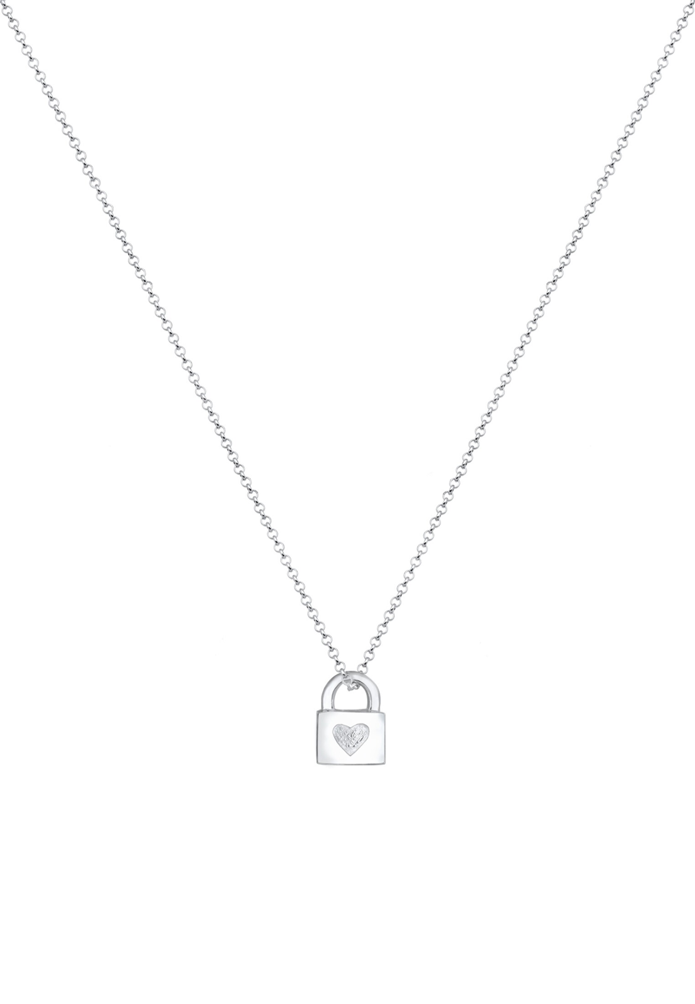 ELLI Necklace 'Schloss' in Silver