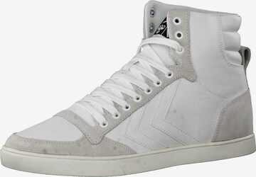 Hummel High-Top Sneakers 'Slimmer Stadil' in White: front