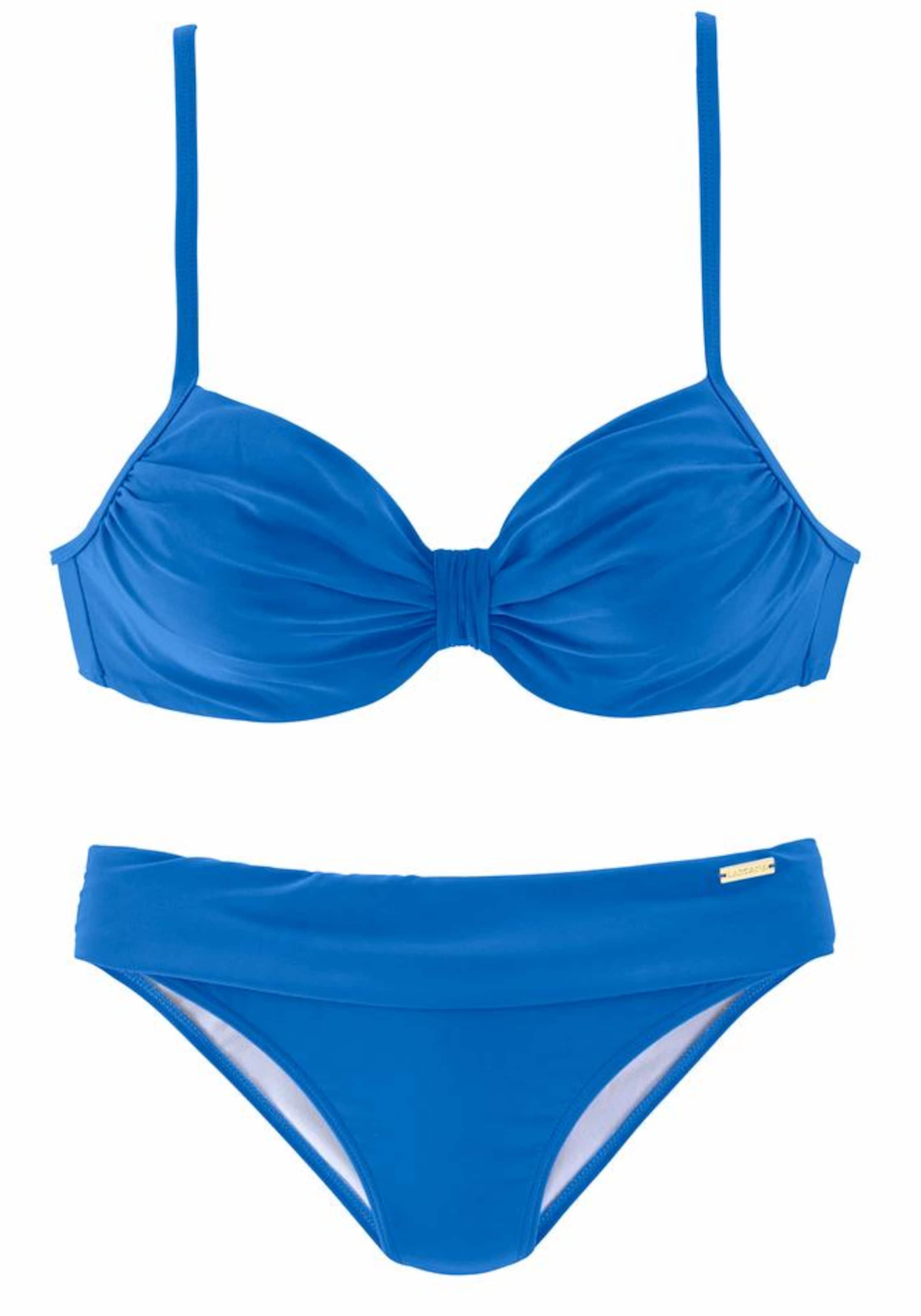 LASCANA Bikini in blau ABOUT YOU