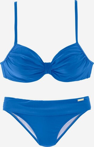 Bikini LASCANA en bleu : devant