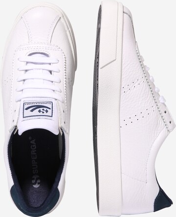 SUPERGA - Sapatilhas baixas 'Compleau' em branco: lateral