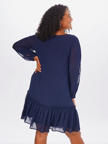 Guido Maria Kretschmer Curvy Kleid  'Ida' in Blau