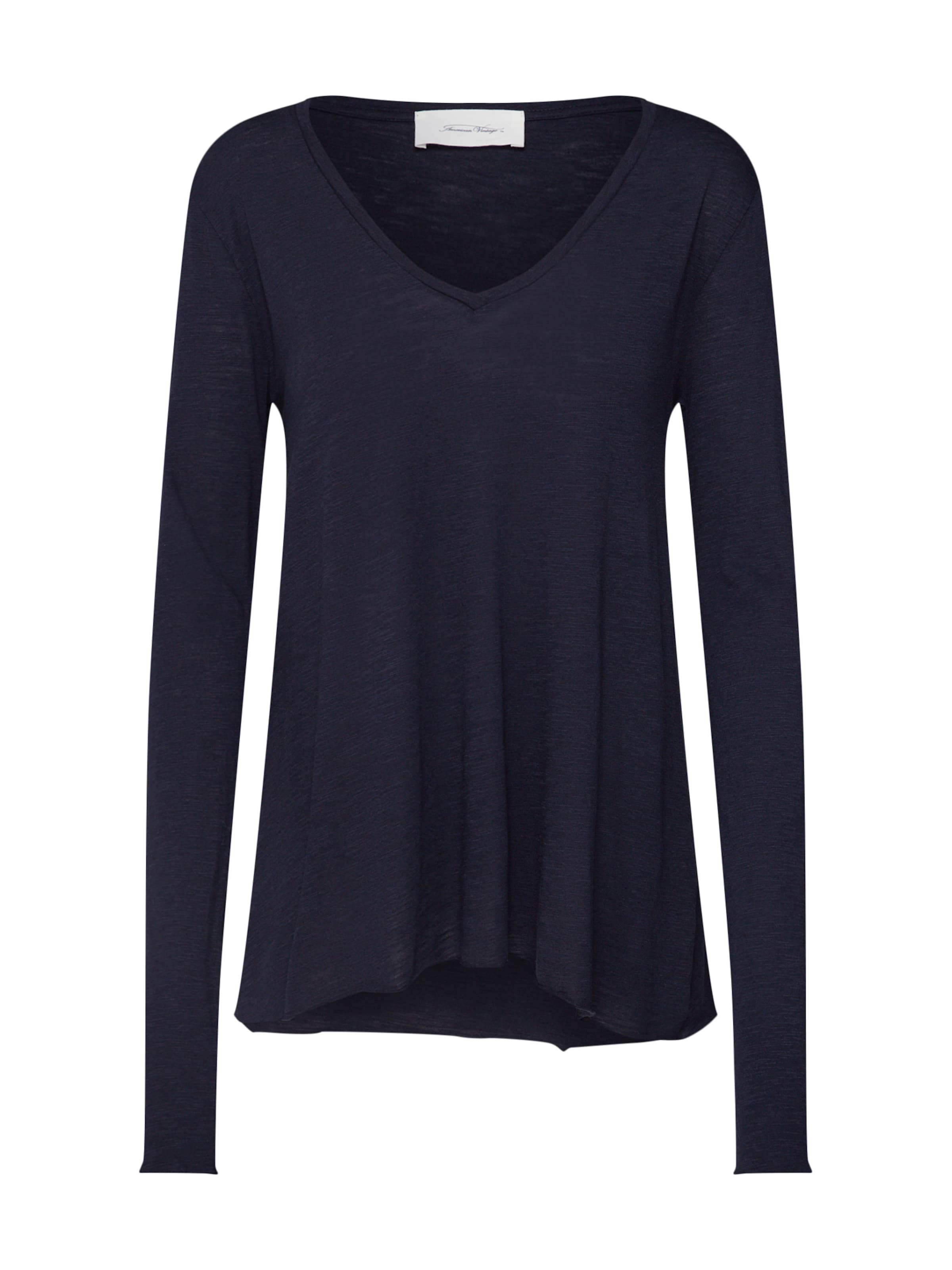 T-shirt AMERICAN VINTAGE en bleu : devant