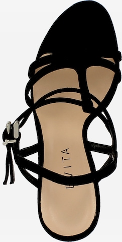 EVITA Strap Sandals 'Valeria' in Black
