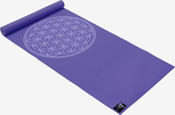 YOGISTAR.COM Mat 'Basic Flower Of Life' in Purple: front