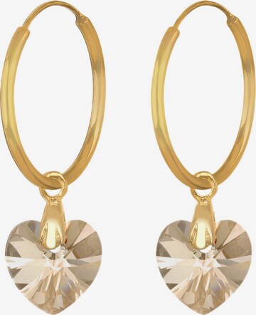 ELLI Earrings 'Herz' in Gold: front