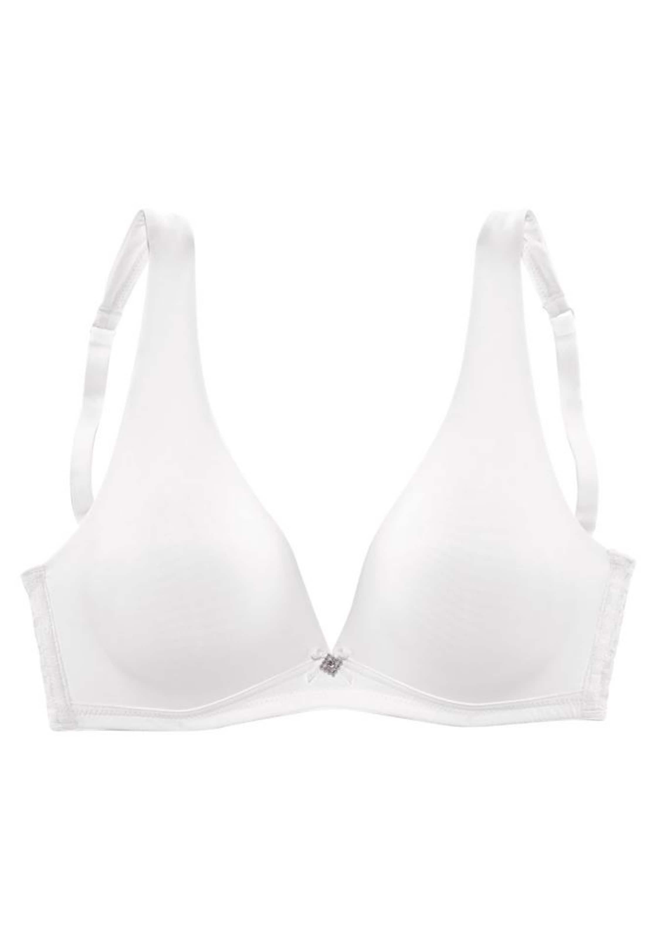 LASCANA Бюстгальтер в Белый: спереди