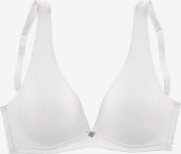 LASCANA T-shirt Bra in White: front