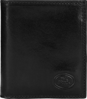 The Bridge Wallet in Black: front