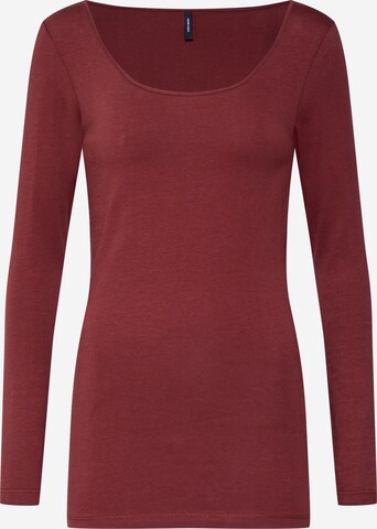 VERO MODA Shirt in Bruin: voorkant