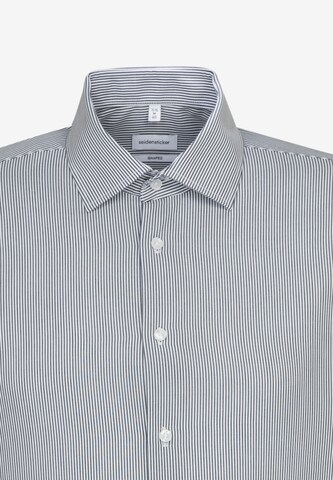 SEIDENSTICKER Slim fit Business Shirt in Grey