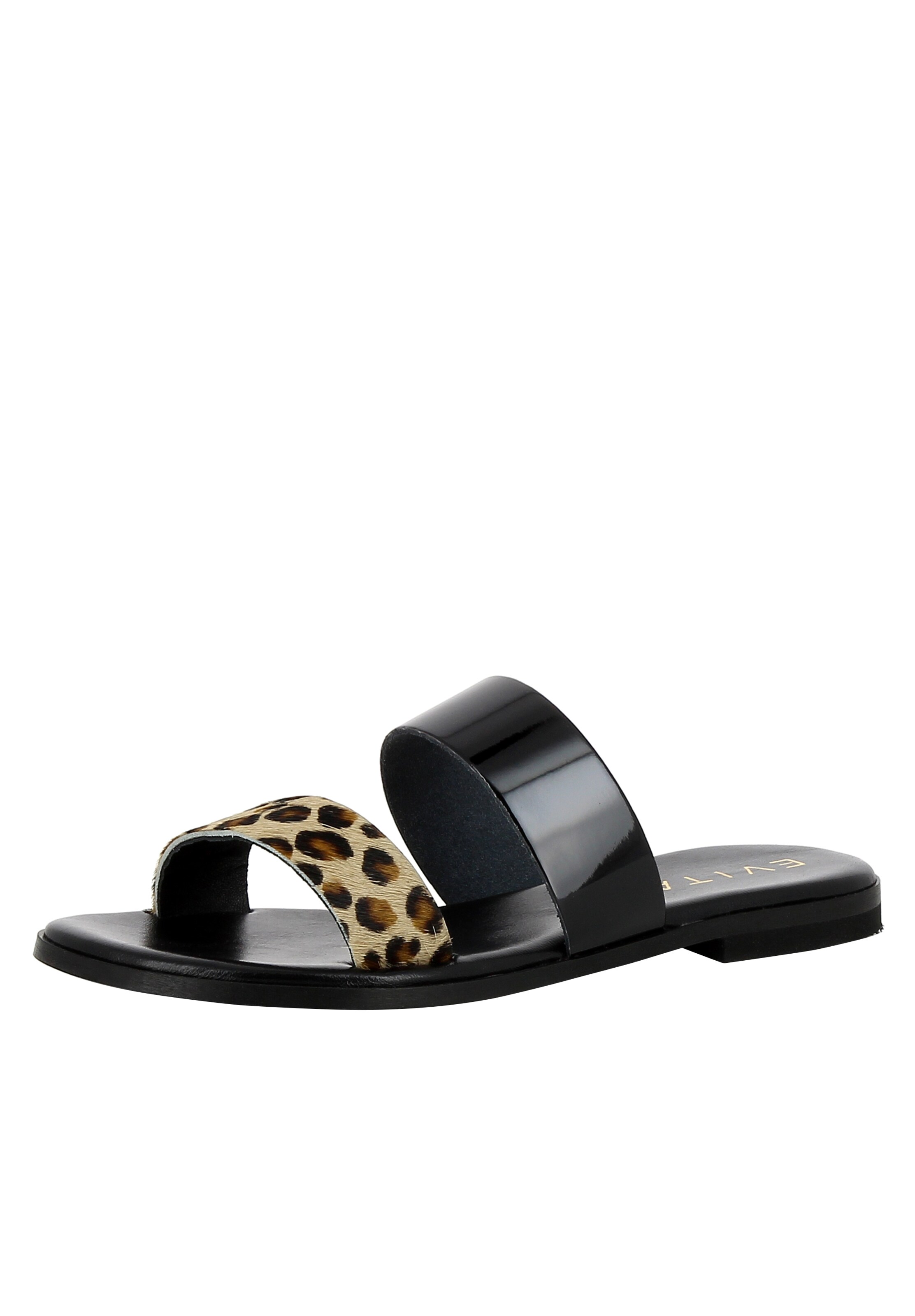 EVITA Sandale 'OLIMPIA' in Schwarz: Vorderseite