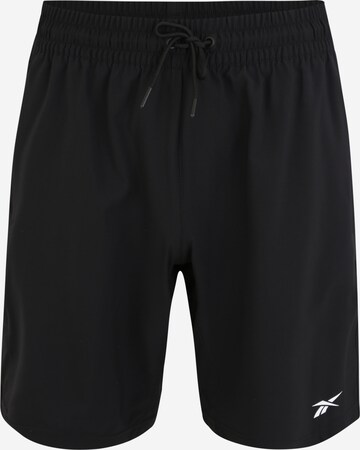 Reebok Regular Sportshorts in Schwarz: predná strana