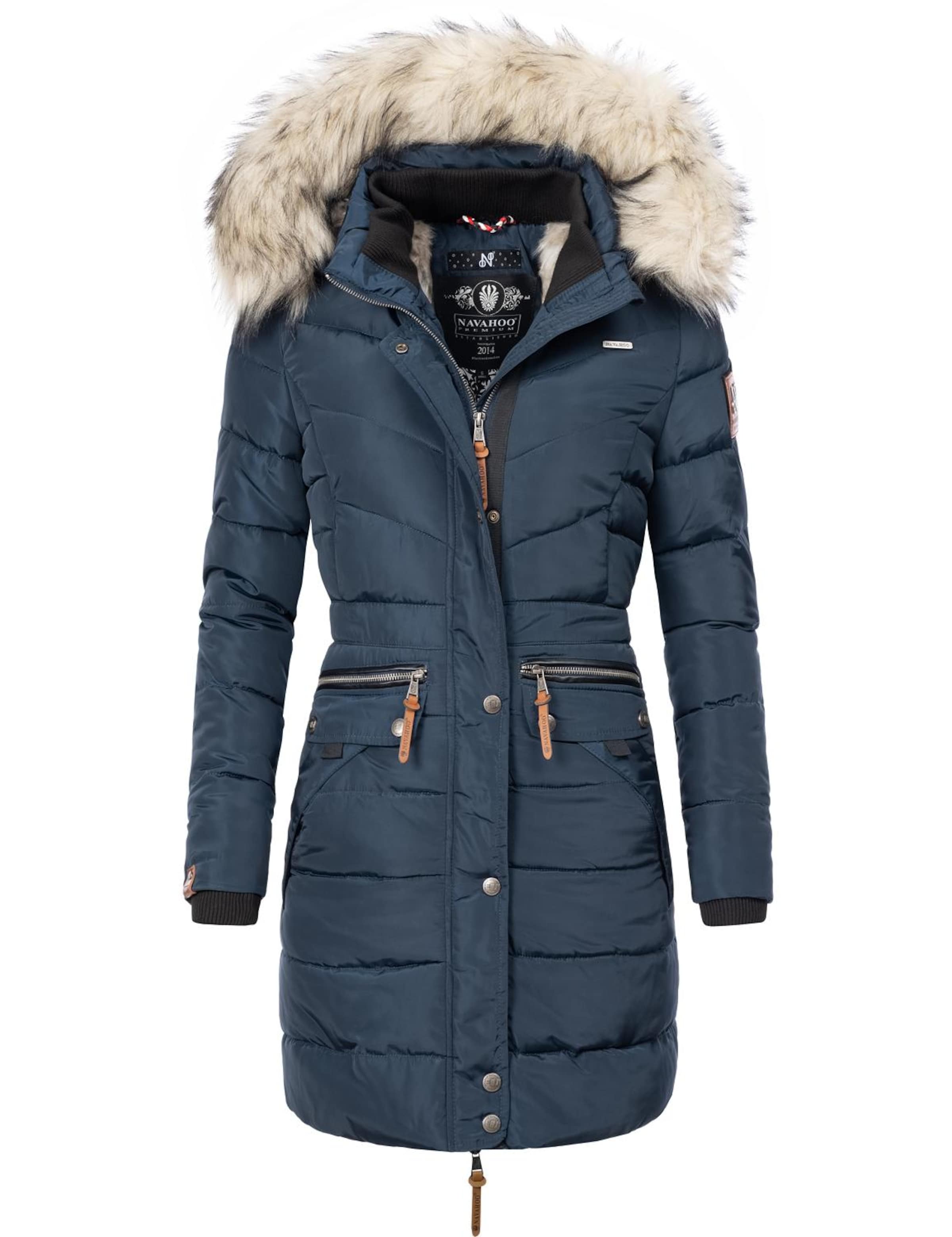NAVAHOOZimski kaput 'Paula' - plava boja: prednji dio