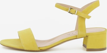 EVITA Strap Sandals 'Daria' in Yellow