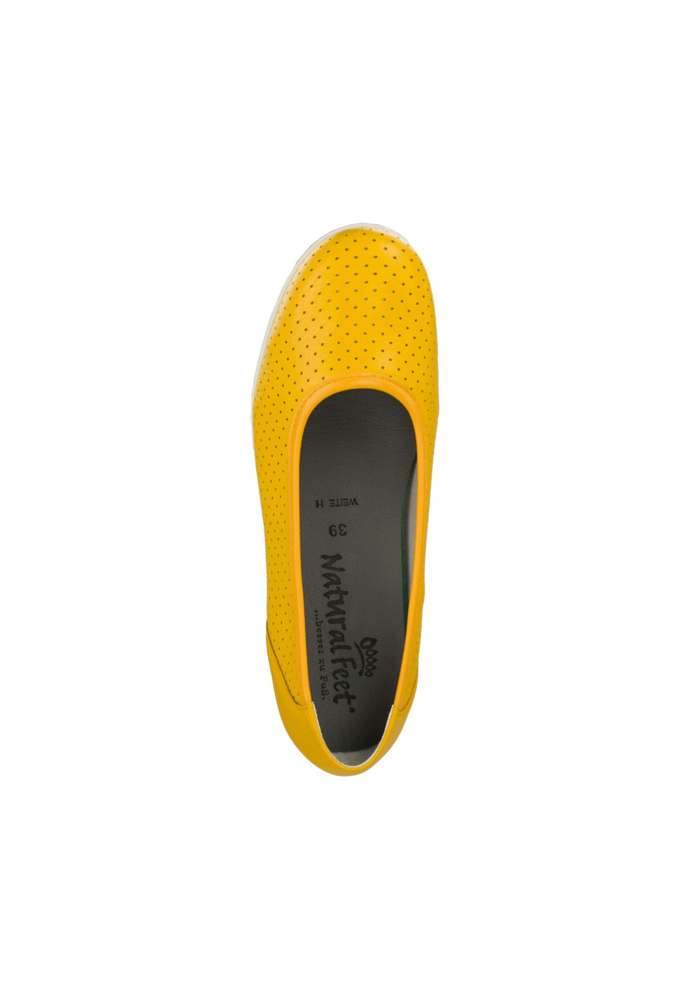 Natural Feet Ballerina 'Annabelle' in Gelb
