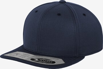 Casquette '110 Fitted' Flexfit en bleu : devant