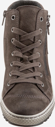 GABOR Lace-Up Ankle Boots in Grey