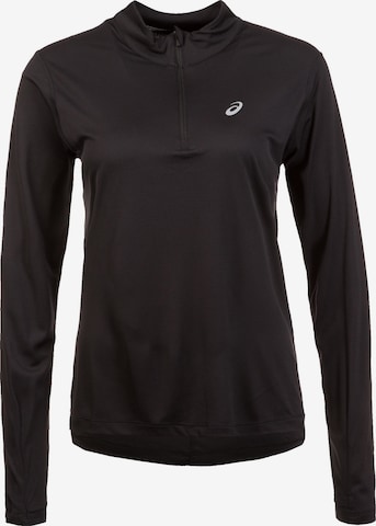 ASICS Performance Shirt 'Silver' in Black: front