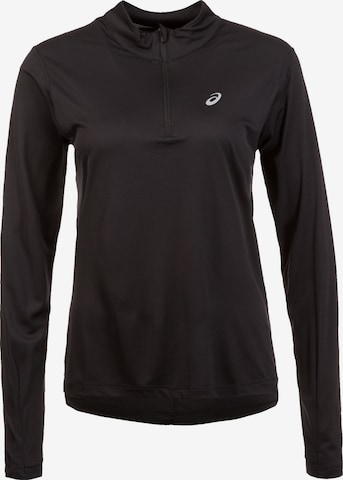 ASICS Performance shirt 'Silver' in Black: front