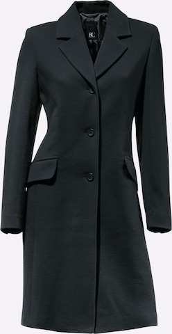 heine Преходно палто в черно: отпред