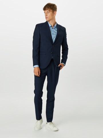 Coupe slim Costume 'Solaris' JACK & JONES en bleu : devant