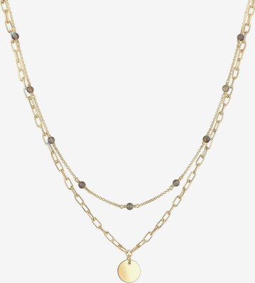 ELLI PREMIUM Halskette 'Layer' in Gold: predná strana