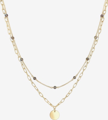 ELLI PREMIUM Ketting 'Layer' in Goud: voorkant