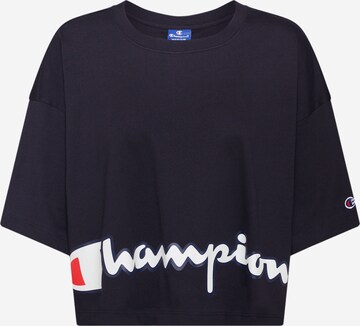 Champion Authentic Athletic Apparel T-Shirt in Schwarz: predná strana