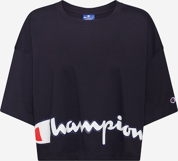 Champion Authentic Athletic Apparel Shirt in Zwart: voorkant