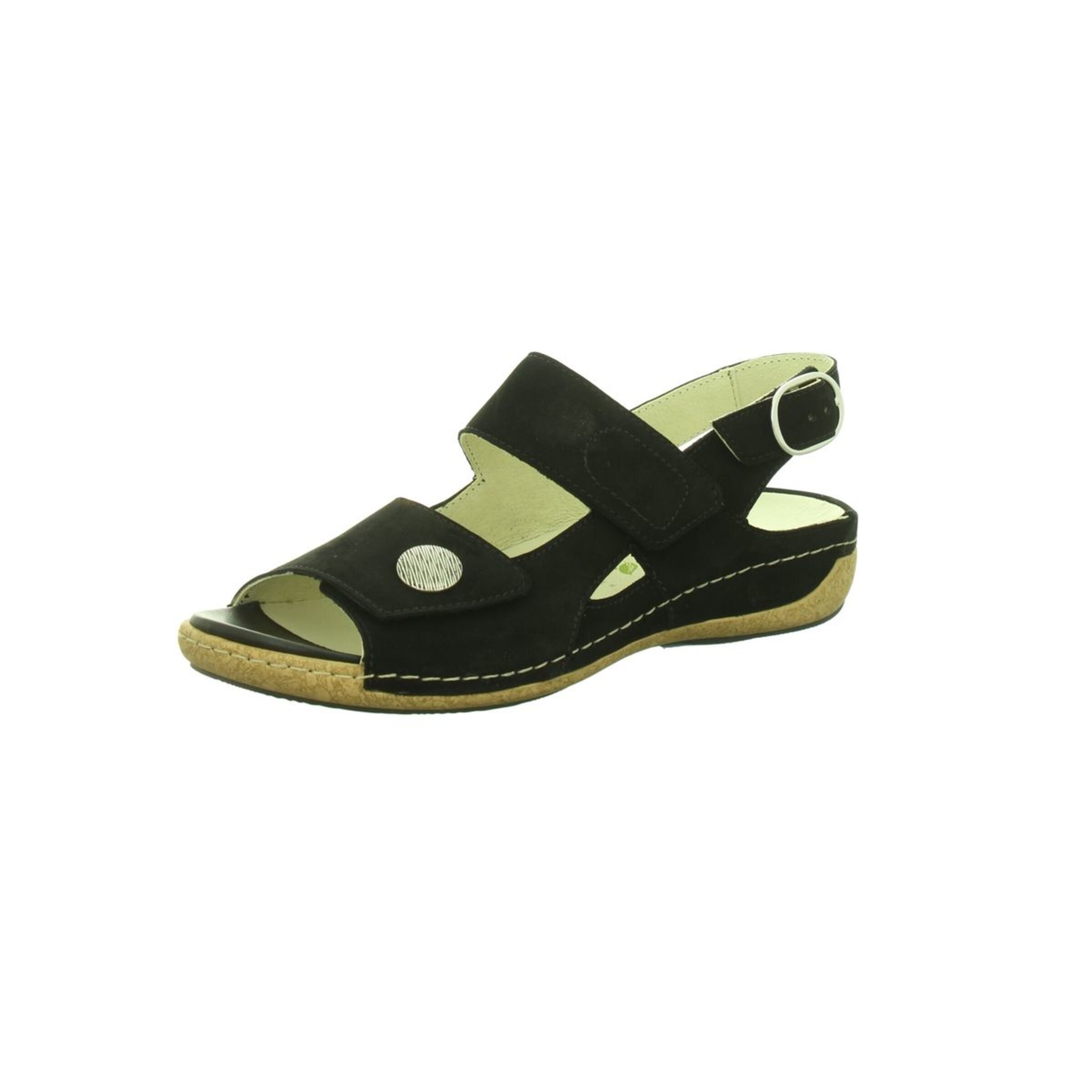 WALDLÄUFER Sandals 'Heliett' in Black: front