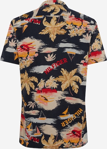 Coupe regular Chemise 'Hawaiian' TOMMY HILFIGER en bleu