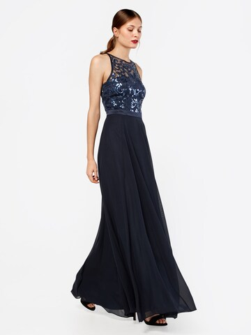 VM Vera Mont - Vestido de noche en azul: frente