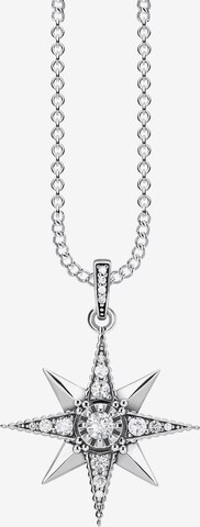 Thomas Sabo Necklace 'Royalty Stern' in Silver: top