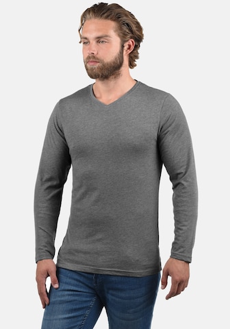 !Solid Shirt 'Basil' in Grey: front
