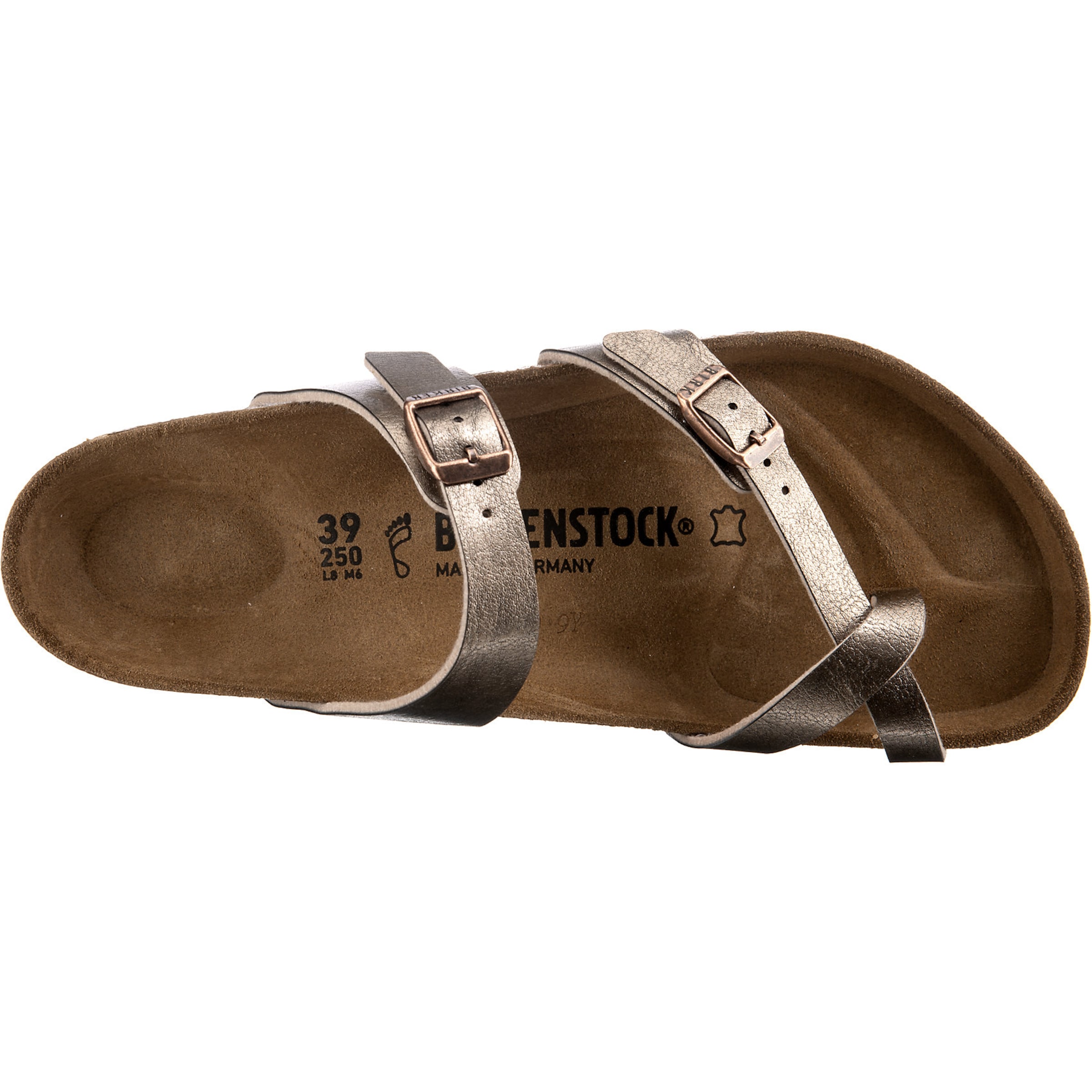 BIRKENSTOCK Pantolette 'Mayari' in Gold