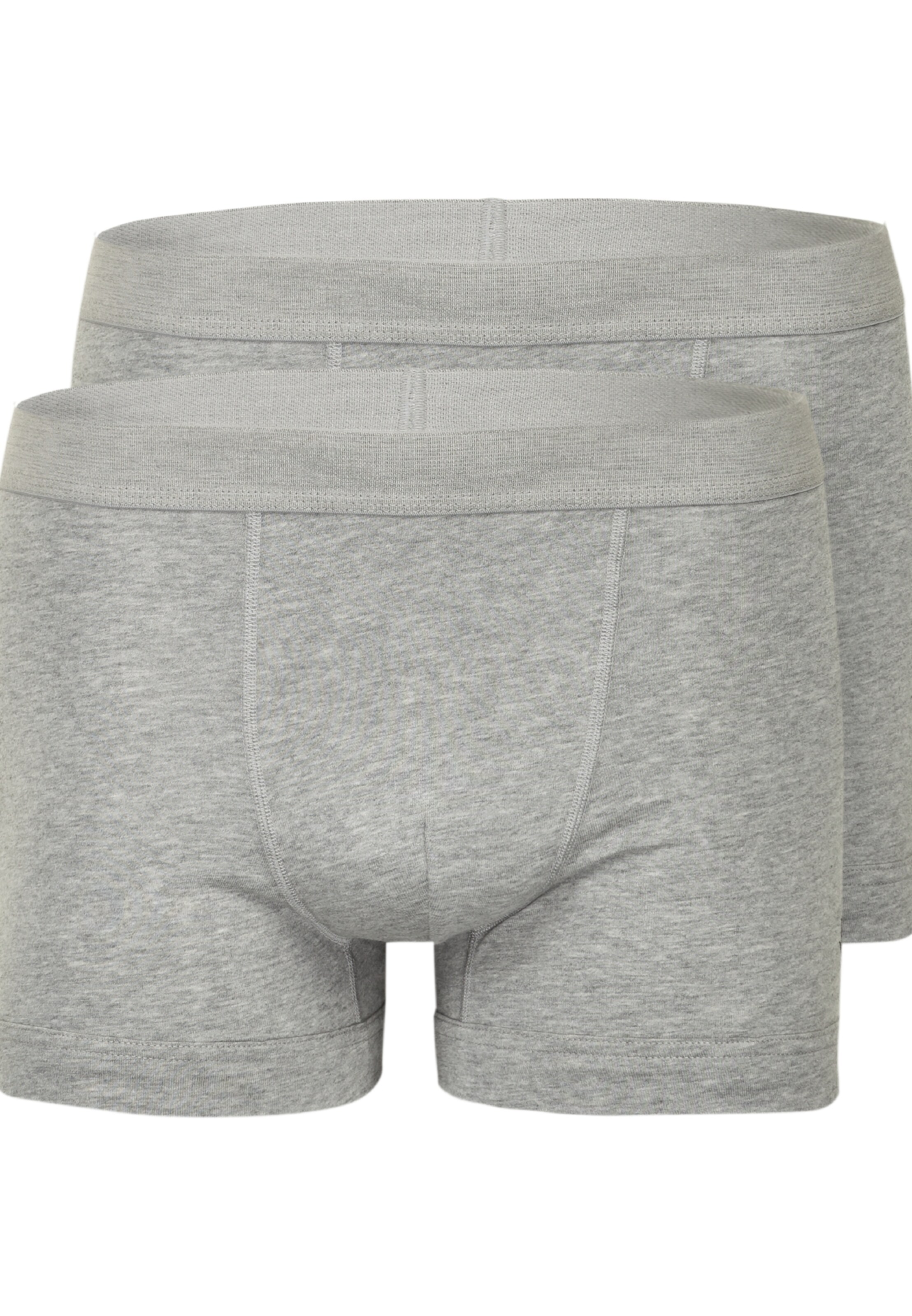 SEIDENSTICKER - Boxershorts ' Schwarze Rose ' in de kleur Grijs gemêleerd