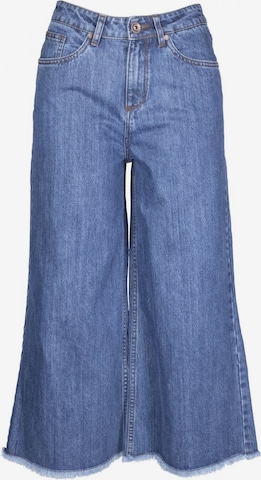Urban Classics Wide leg Jeans in Blauw: voorkant