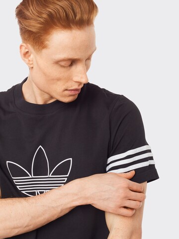 ADIDAS ORIGINALS Shirt 'Outlina' in Zwart