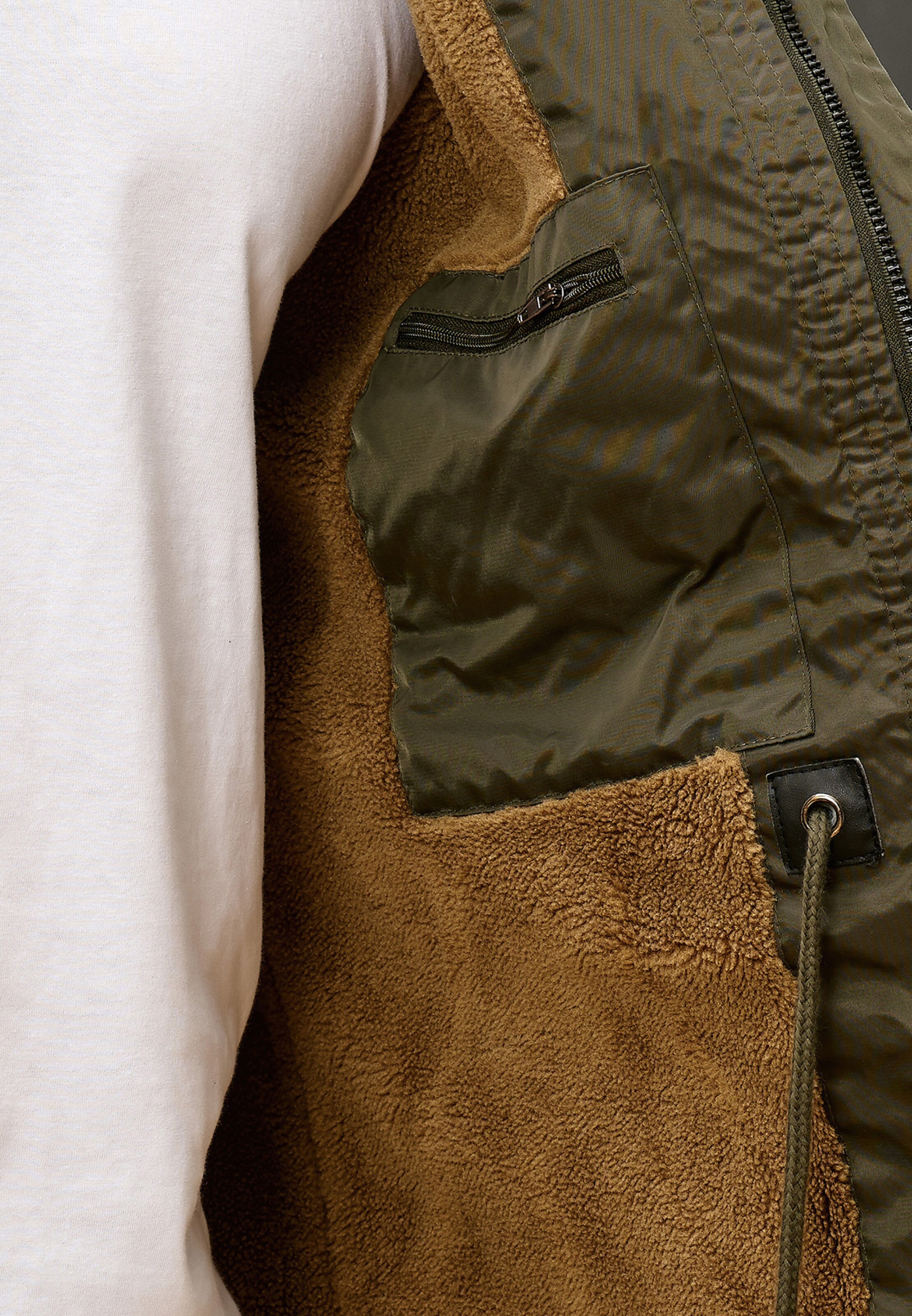 INDICODE JEANS Winter Parka 'Bardsley' in Green