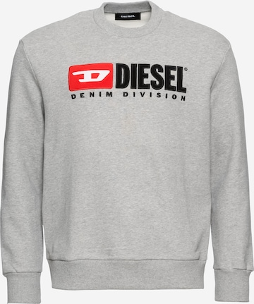 Sweat-shirt 'S Crew Division' DIESEL en gris : devant