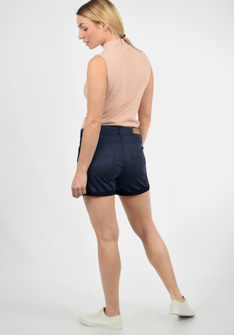 DESIRES Skinny Shorts 'Elja' in Blau