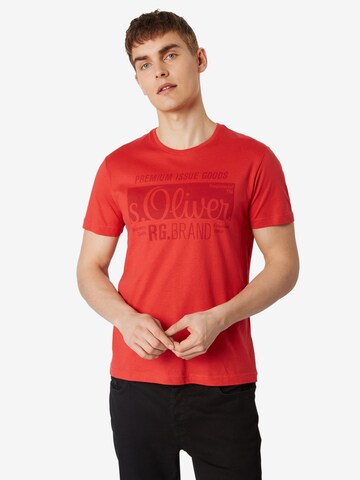 s.Oliver Shirt in Rood: voorkant