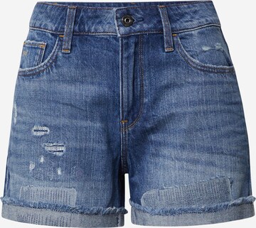 G-Star RAW Jeans '3301' in Blauw: voorkant