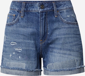 G-Star RAW Jeans '3301' in Blauw: voorkant