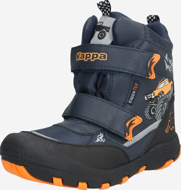 Bottes 'Big Wheel Tex' KAPPA en bleu : devant