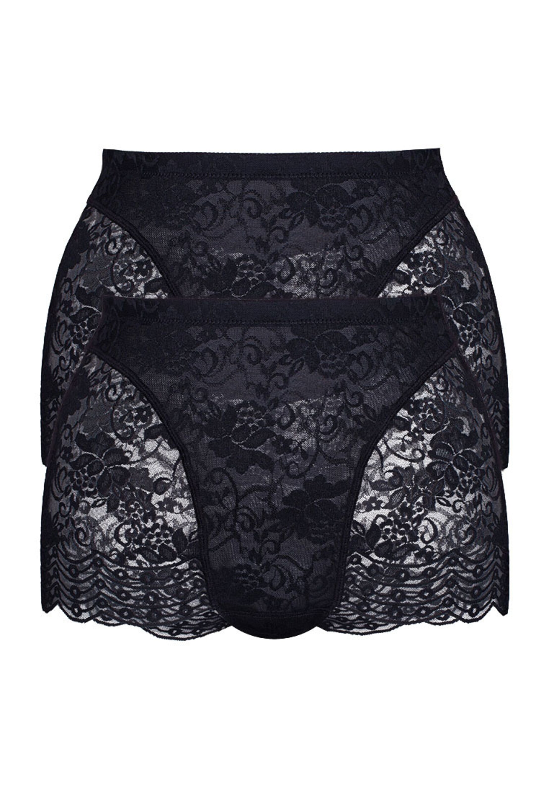 sassa - Miederpant 'FUNCTIONAL LACE' in schwarz