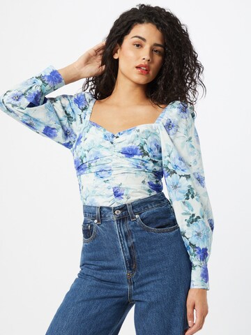 Chemisier River Island en bleu : devant