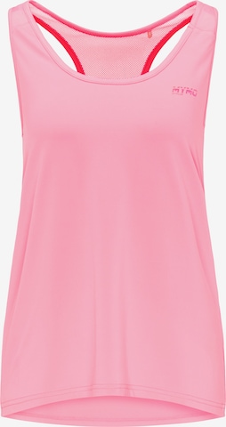 myMo ATHLSR Sports Top in Pink: front