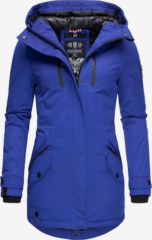 NAVAHOO Winterparka in Blauw: voorkant